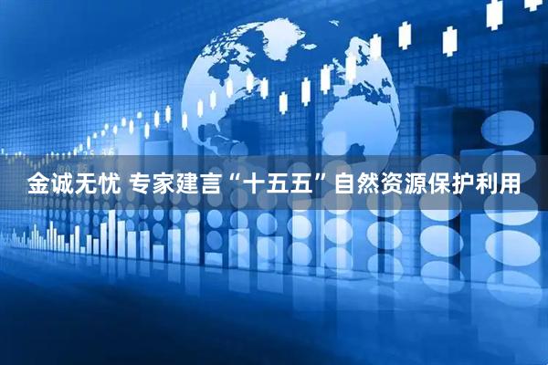 金诚无忧 专家建言“十五五”自然资源保护利用